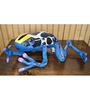 Colorful Stuffed Frog Toy